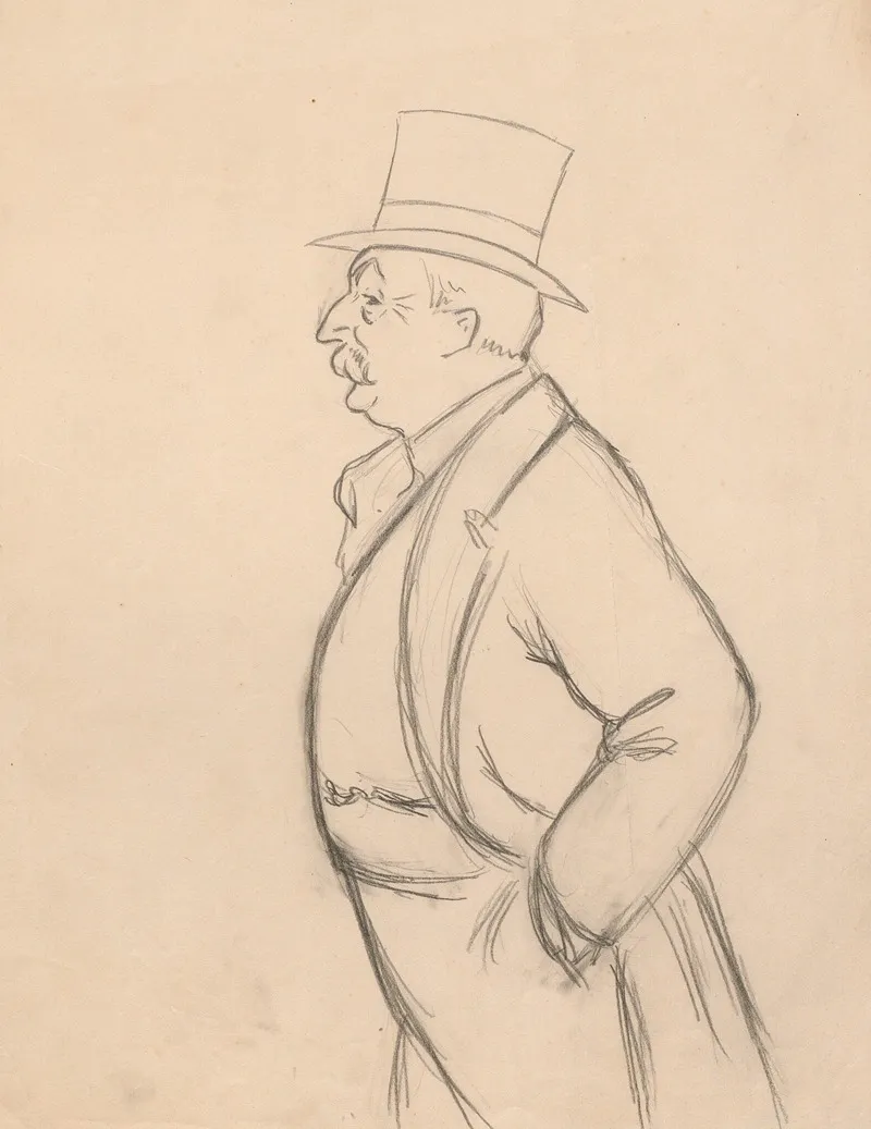 Portrait Dhomme 17 by Louis de Fleurac - Canvas Print