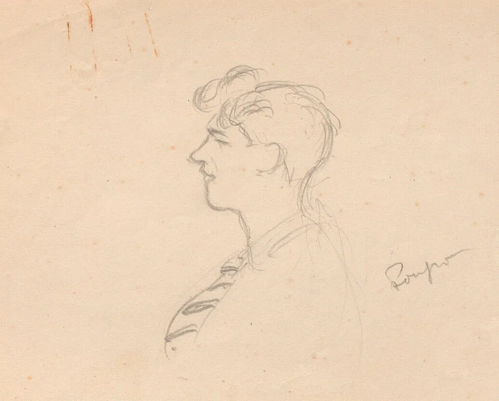 Portrait Dhomme 18 by Louis de Fleurac - Canvas Print