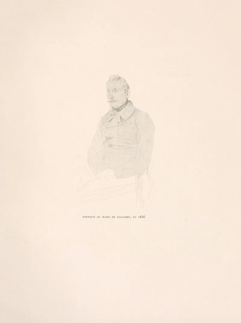 Portrait Du Maire De Tarascon En 1856