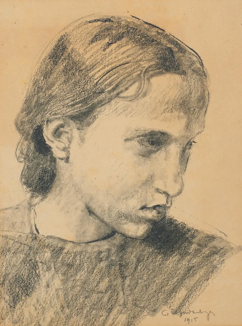 Portrait Eines Jungen Madchens