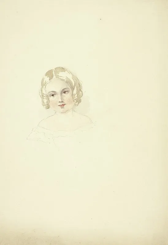Portrait Head Of A Young Girl