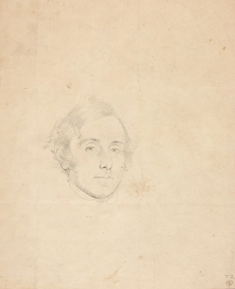 Portrait Head Of Young Man