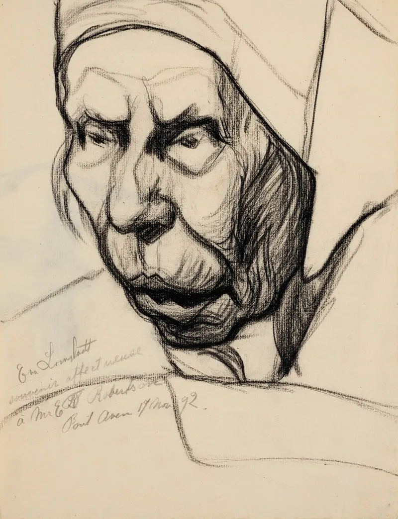 Portrait Of A Breton Woman