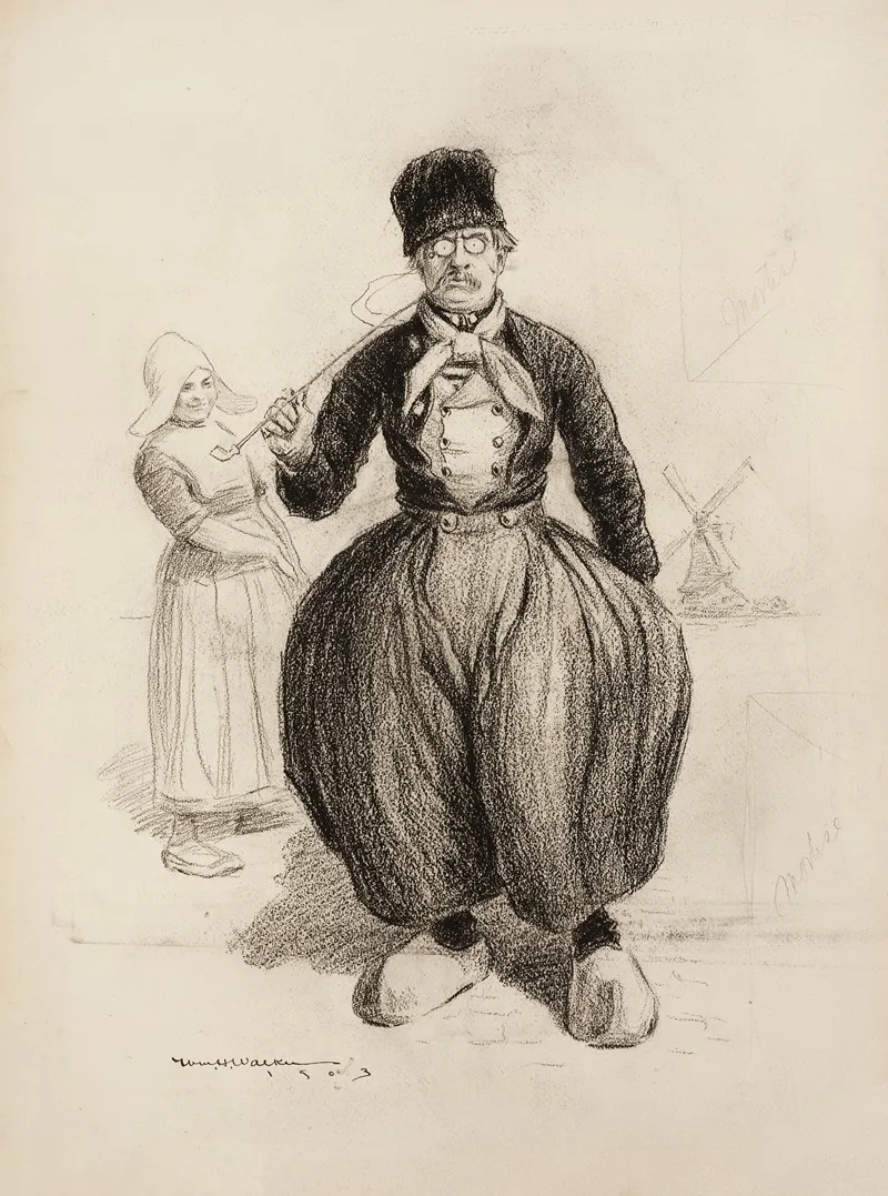 Portrait Of A Dutch Man In Native Dress