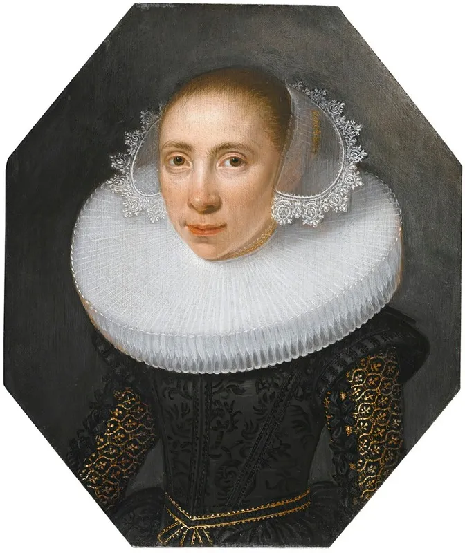 Portrait Of A Lady With A White Ruff