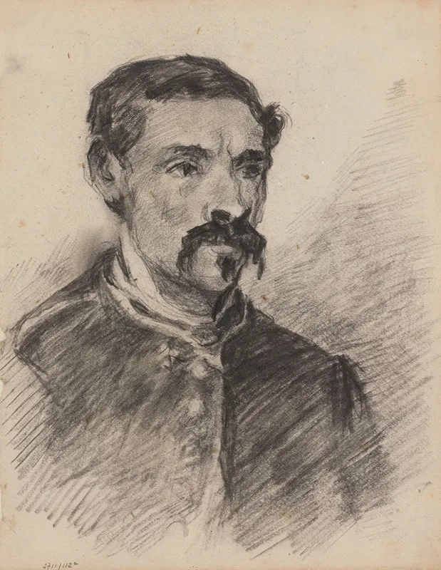 Portrait Of A Man 327 by James Ensor - Canvas Print