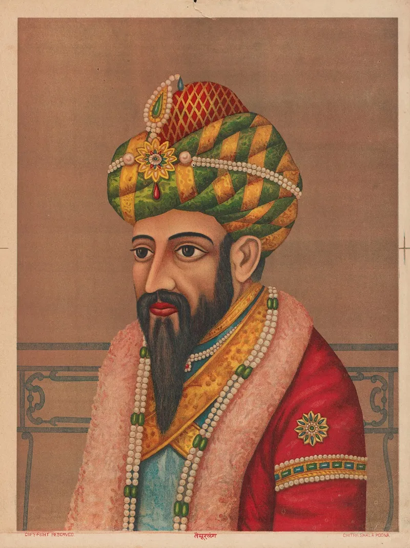 Portrait Of A Man With A Jeweled Turban