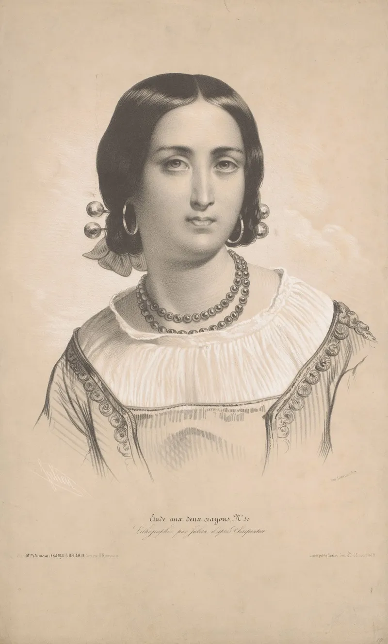 Portrait Of A Woman In Regional Costume