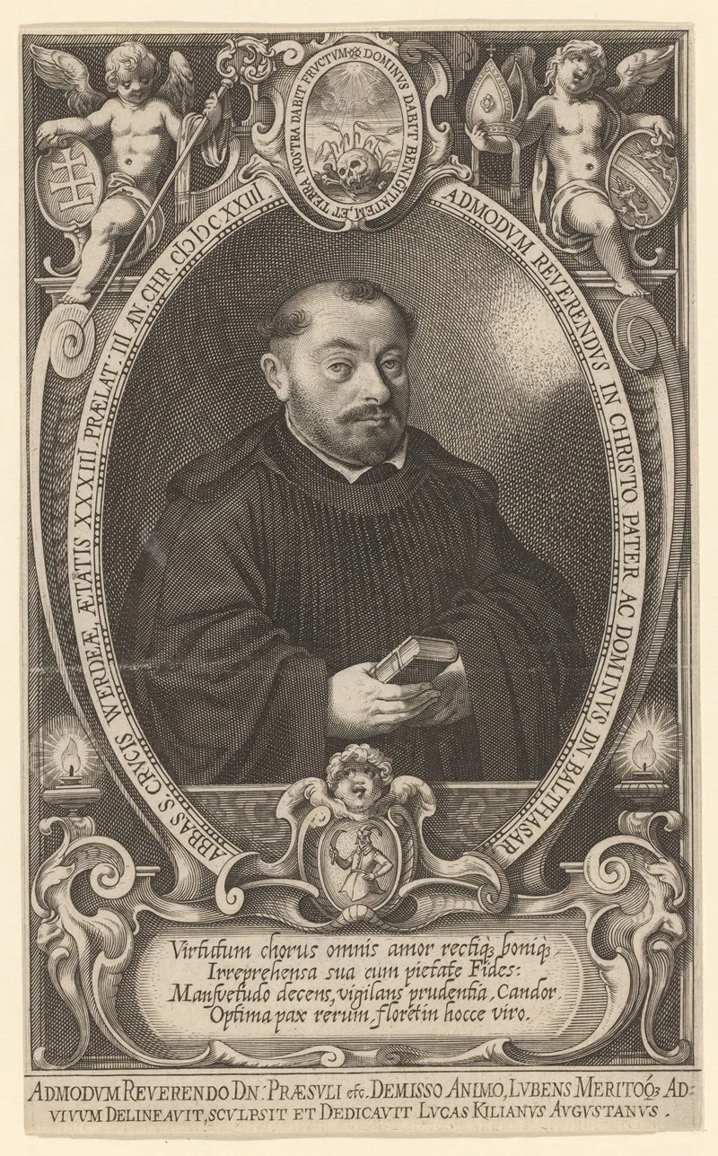 Portrait Of Abbot Balthasar At The Age Of 33