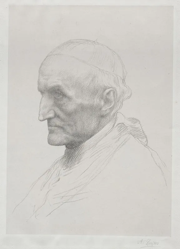 Portrait Of Cardinal Manning 2nd Plate