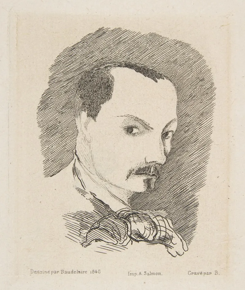 Portrait Of Charles Baudelaire 2