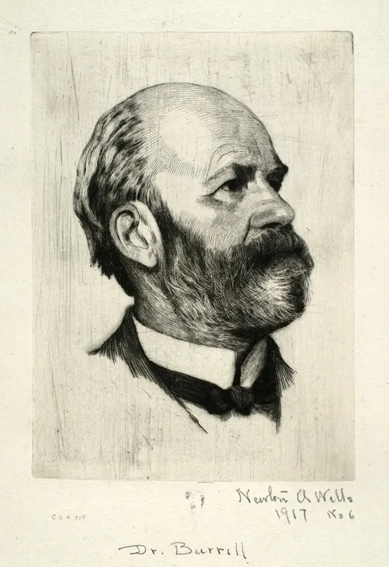 Portrait Of Dr Burrill