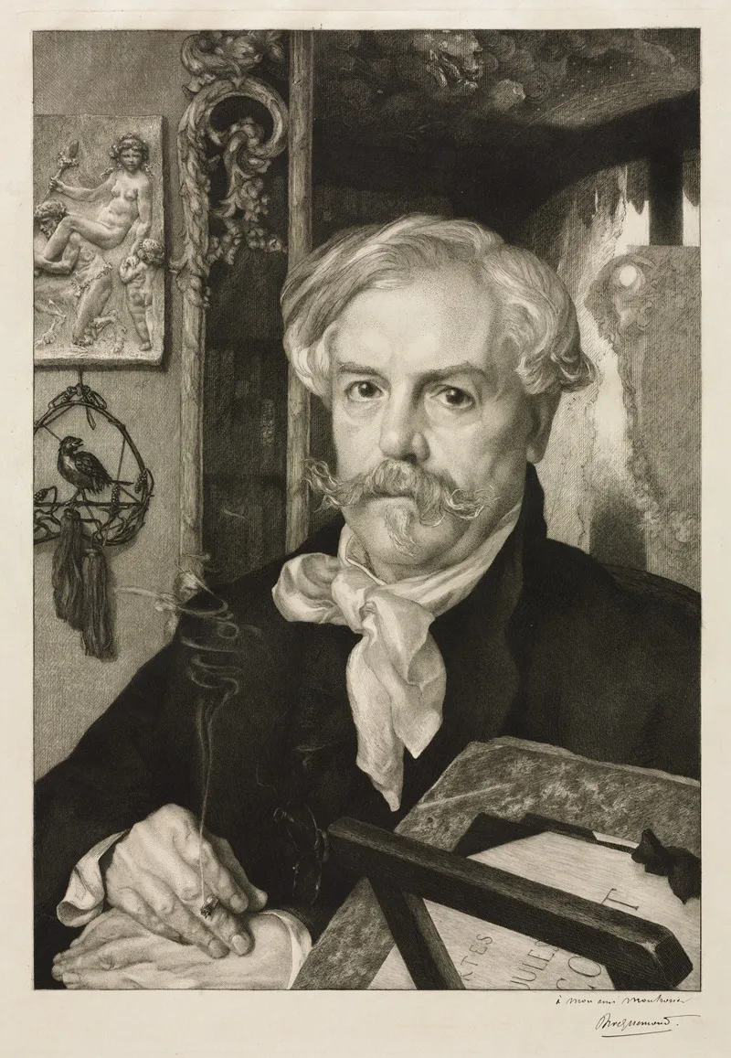 Portrait Of Edmond De Goncourt 2