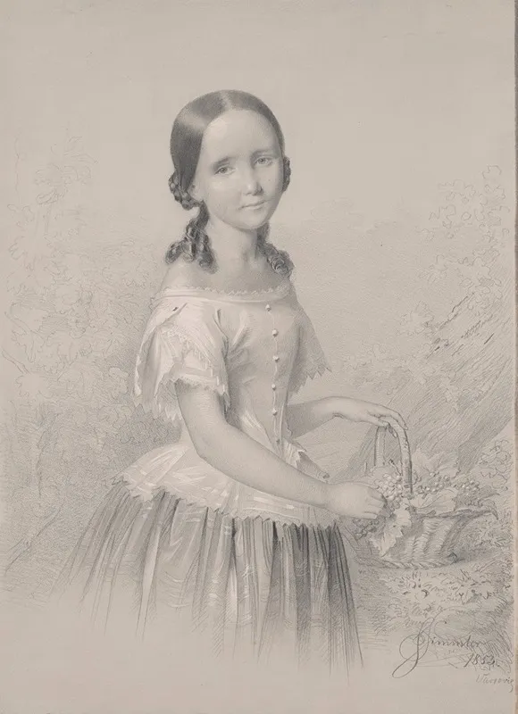 Portrait Of Franciszka Wolowska Sister Of The Mother Of Feliks Jasienski
