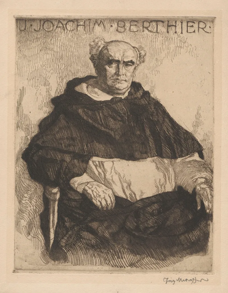 Portrait Of J Joachim Berthiers Father I
