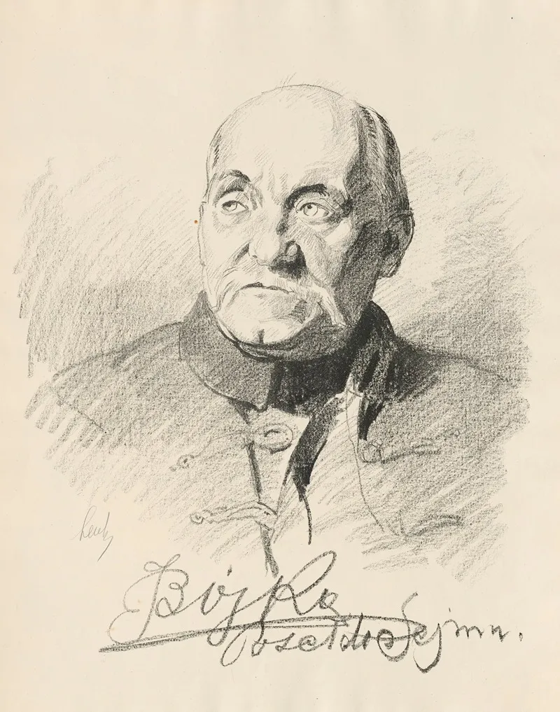 Portrait Of Jakub Bojko by Stanisław Lentz - Canvas Print
