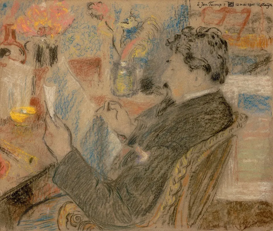 Portrait Of Jan Toorop