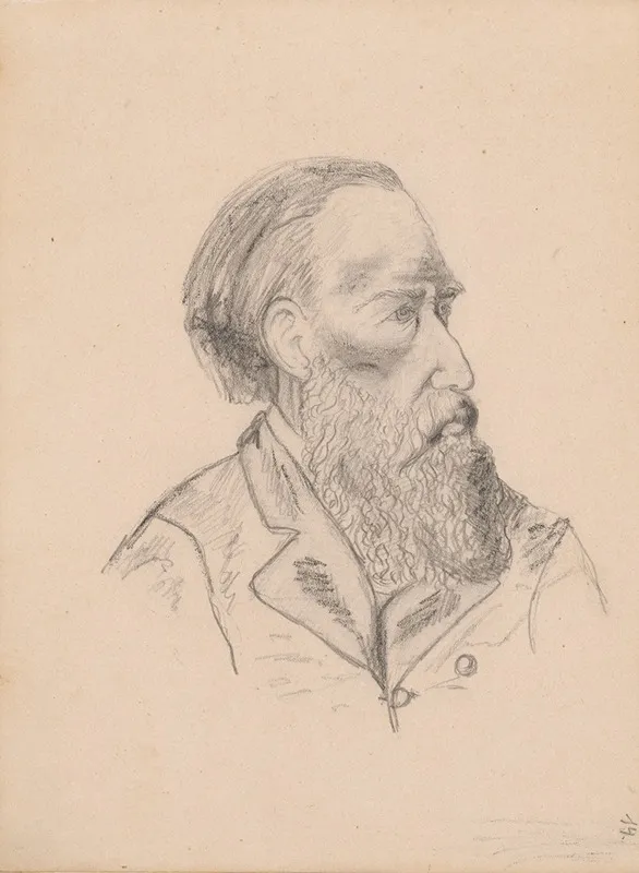 Portrait Of Jozef Ignacy Kraszewski 1812 1887