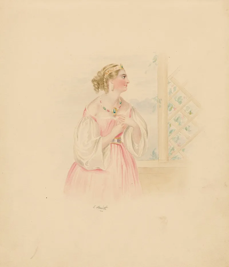 Portrait Of Juliet From Shakespeares Romeo And Juliet