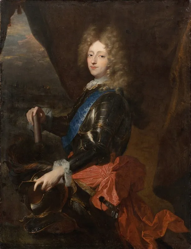 Portrait Of King Frederik Iv As Prince by Hyacinthe Rigaud - Canvas Print