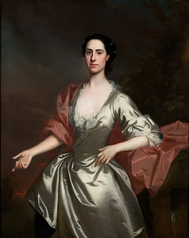Portrait Of Lady Susanna Campbell Nee Bernard D 1751
