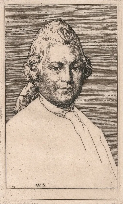 Portrait Of Lessing by William Strang - Canvas Print