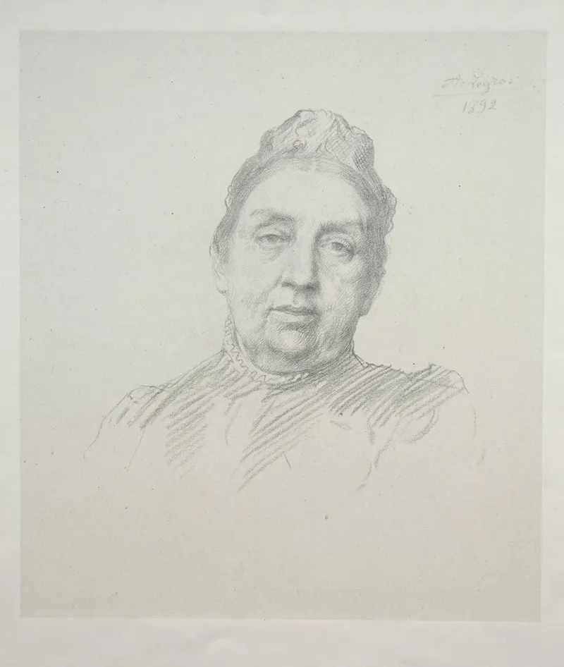 Portrait Of Madame Kemp Front View