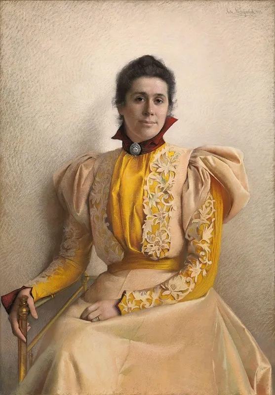 Portrait Of Marthine Cappelen Hjort