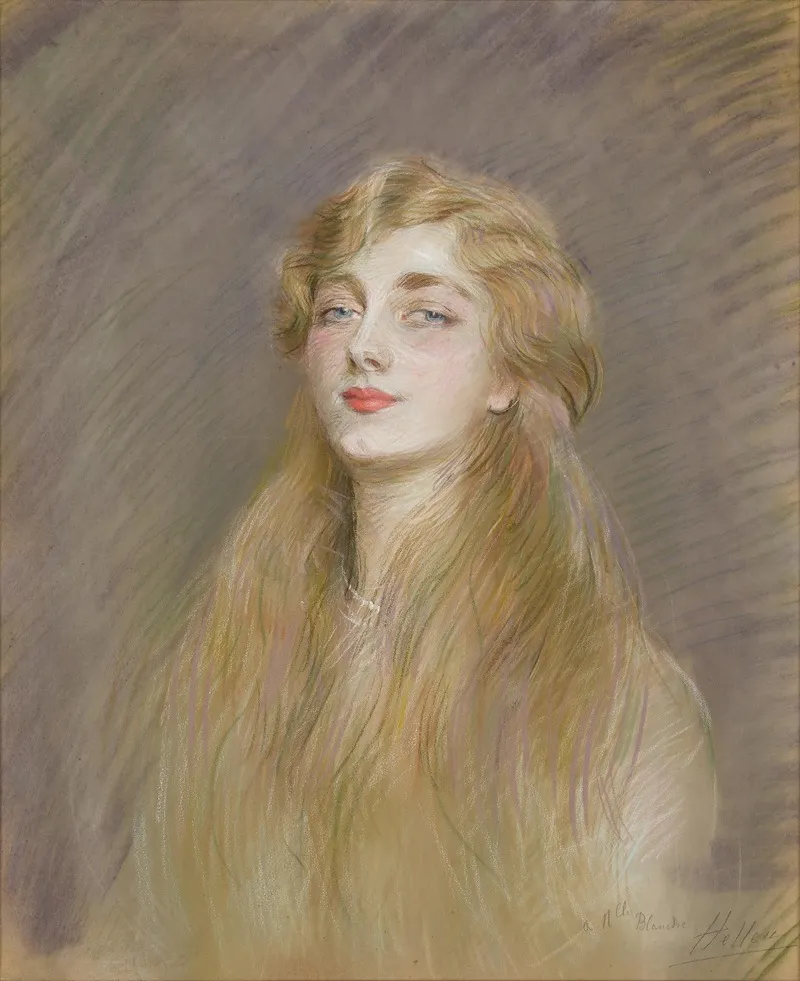 Portrait Of Mlle Blanche De Pas 2