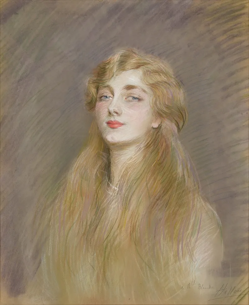 Portrait Of Mlle Blanche De Pas