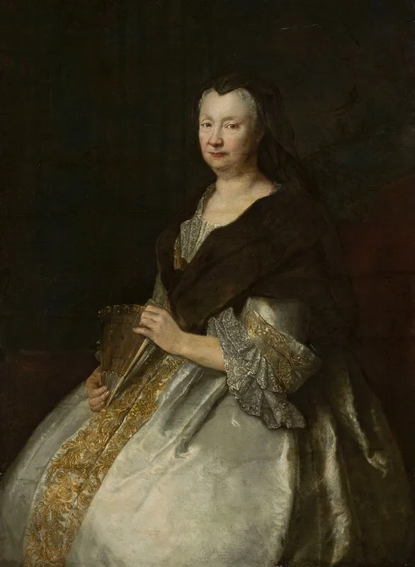 Portrait Of Sophia Hedwig Von Tettau 1662 1733