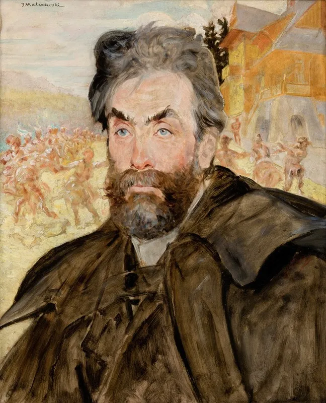 Portrait Of Stanislaw Witkiewicz by Jacek Malczewski - Canvas Print