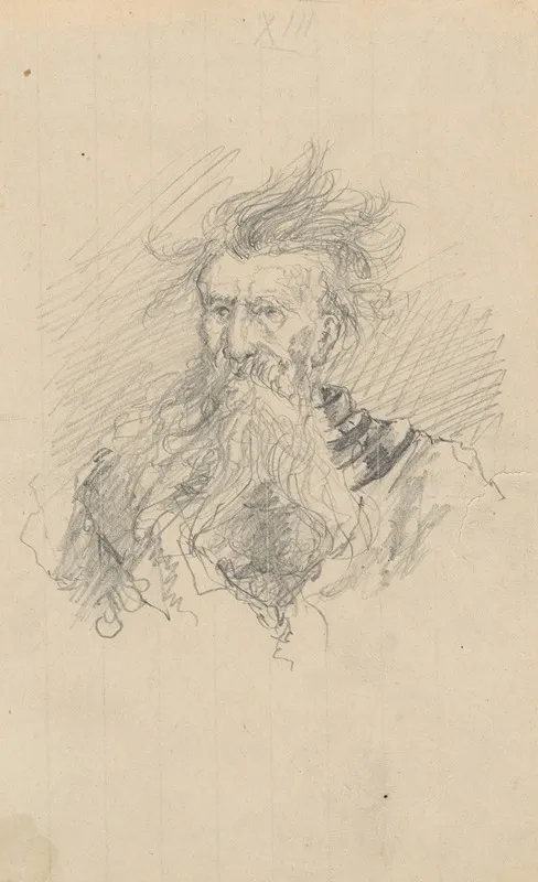 Portrait Of The Bust Of An Elderly Man