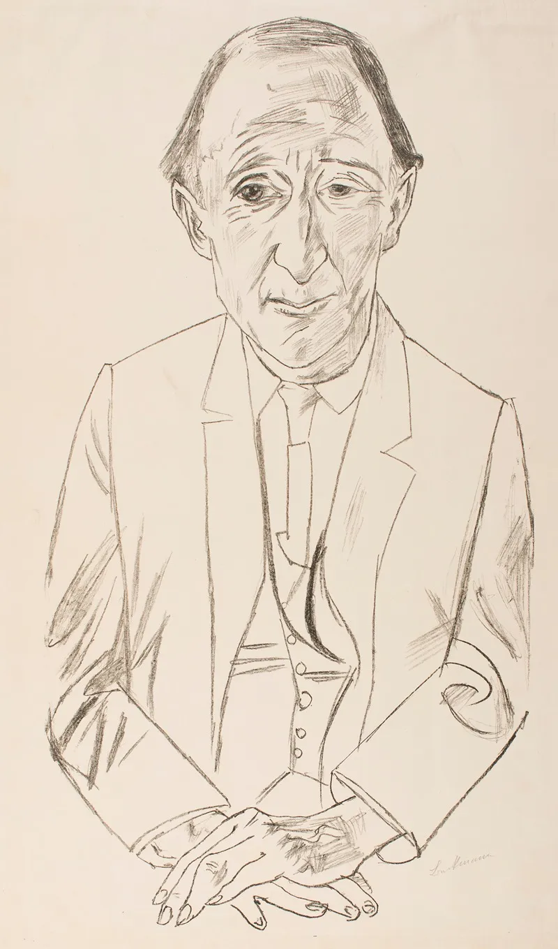 Portrait Of The Composer Frederik Delius
