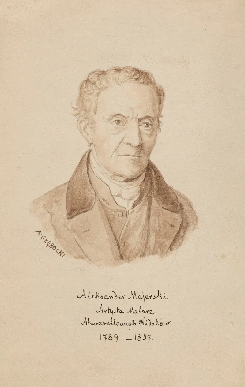 Portrait Of The Painter Aleksander Majerski