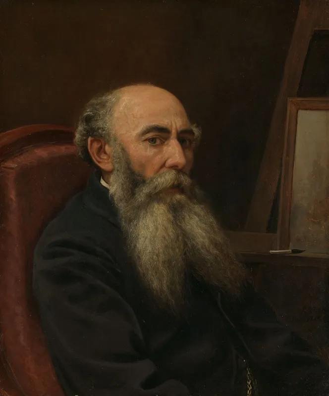 Portrait Of The Painter Hans Johan Frederik Berg