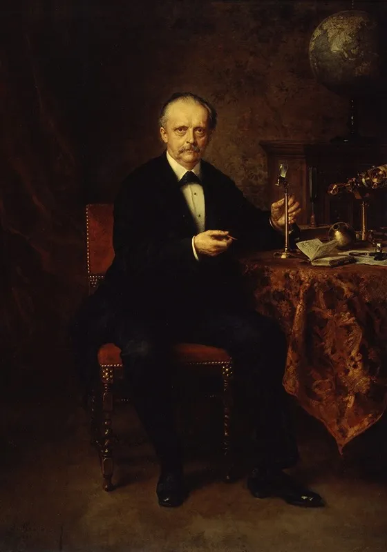 Portrait Of The Physicist Hermann Von Helmholtz