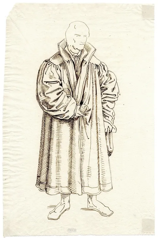 Portrait Of The Theologian Philippus Melanchthon 1497 1560 by David Humbert de Superville - Canvas Print