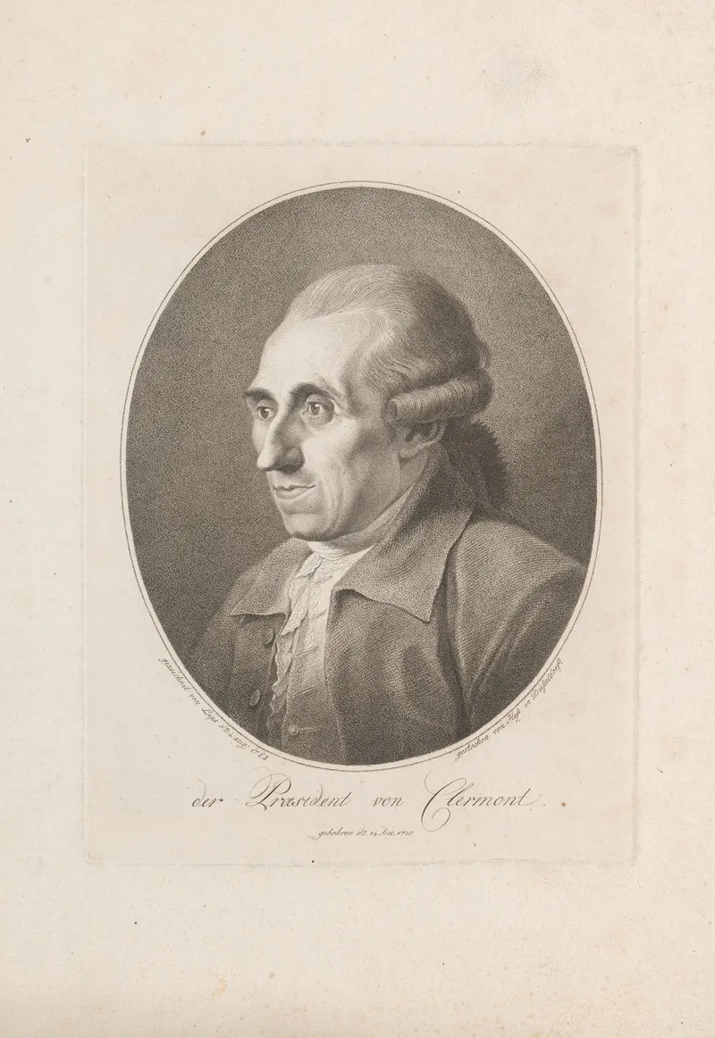 Portrait Of Theodor Christian Clermont