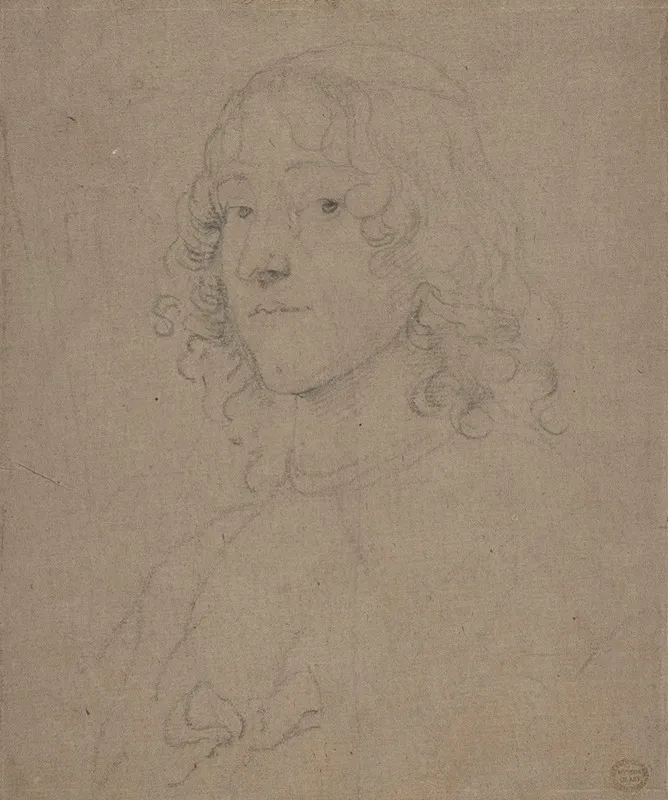 Portrait Study 3 by Anthony van Dyck - Canvas Print