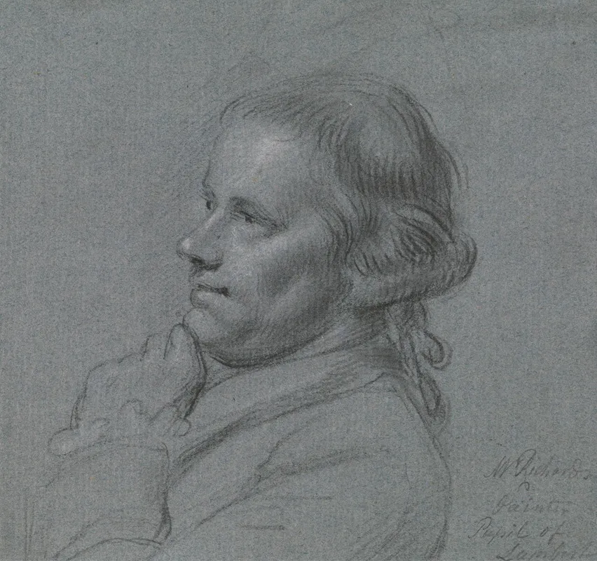 Portrait Study Of John Inigo Richards R A