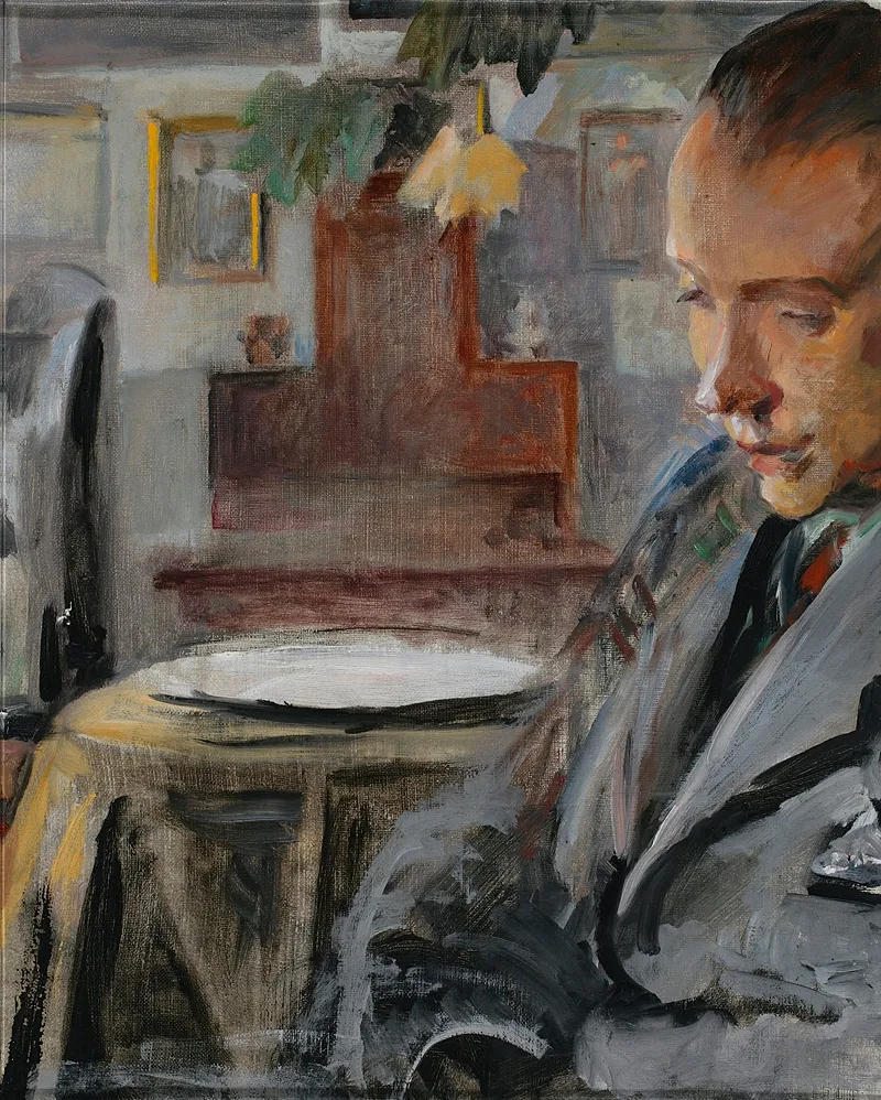 Portrait Study Rafal The Artists Son by Jacek Malczewski - Canvas Print