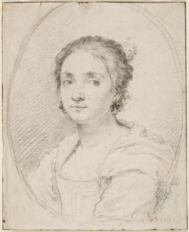 Portrat Der Virginia De Vezzo Da Velletri