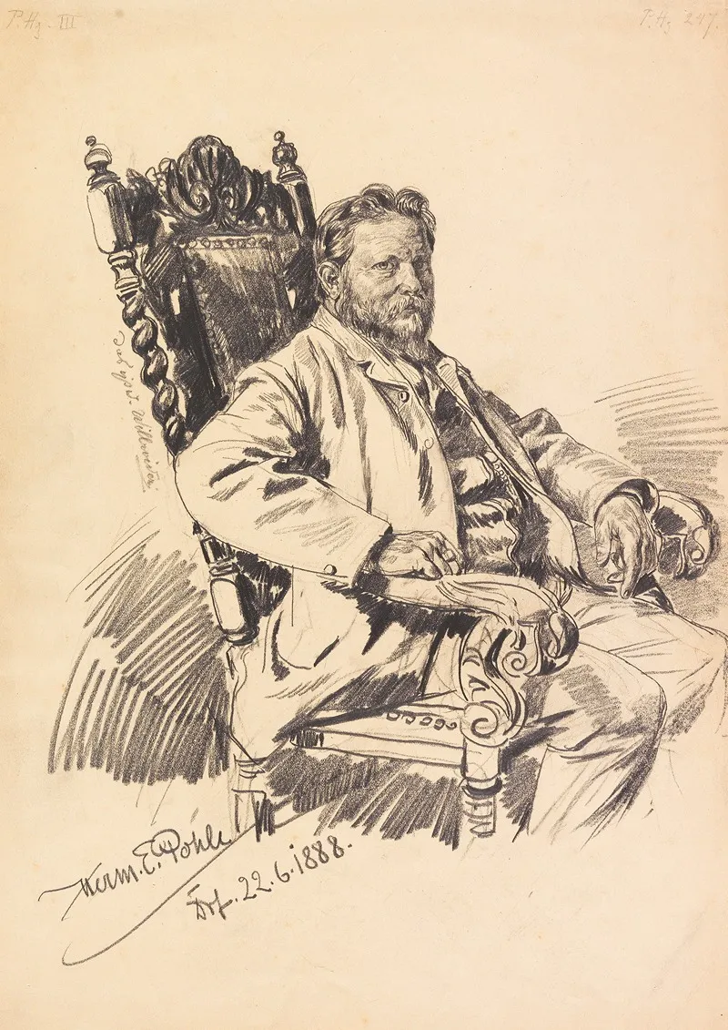 Portrat Des Malers Joseph Willroider 1838 1915