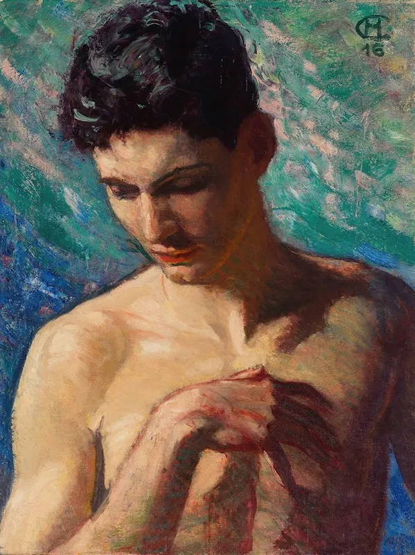 Portrat Eines Jungen Mannes