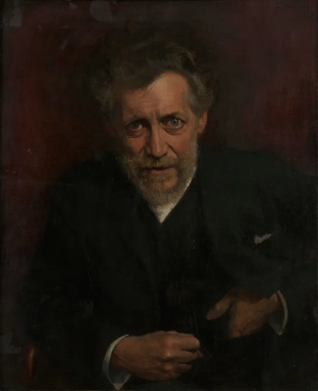 Portrat Professor Edmund Von Hellmer