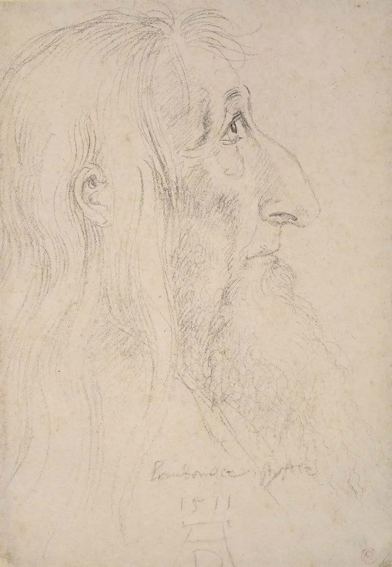 Portratstudie Des Matthaus Landauer