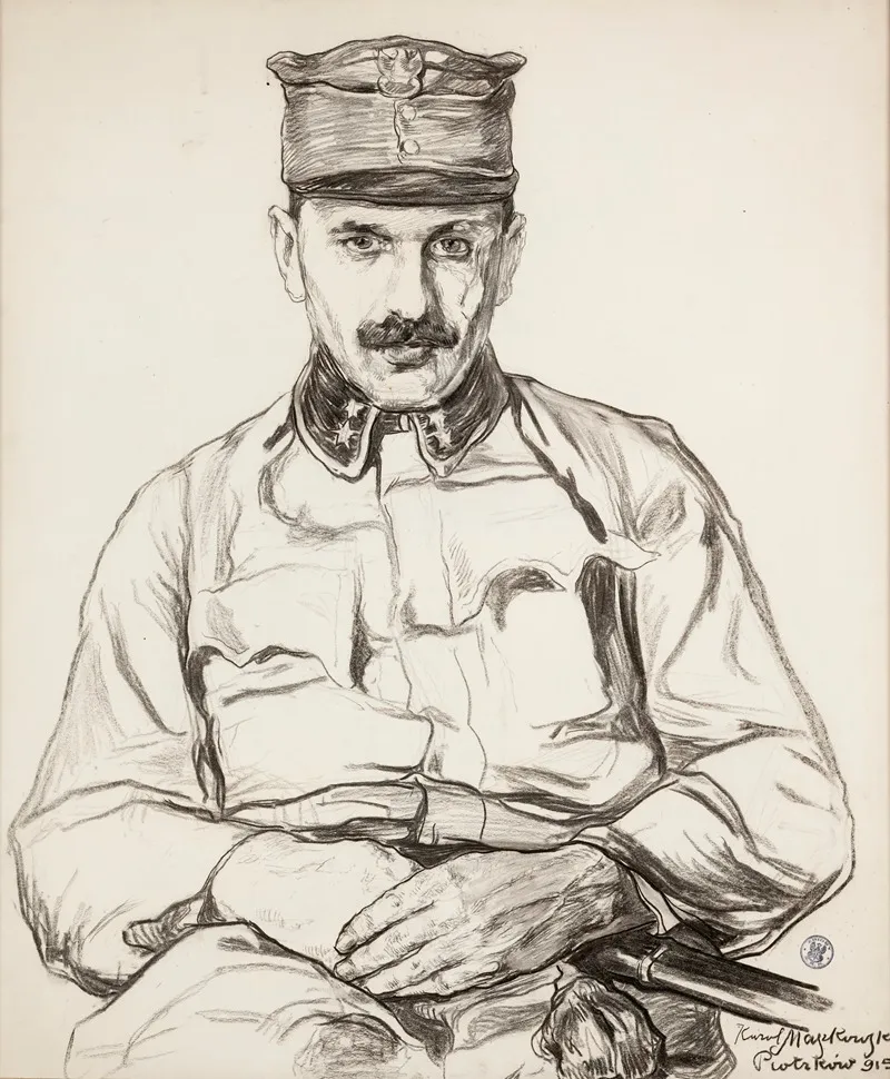Portret Boleslawa Huberta Porucznika Legionow Polskich