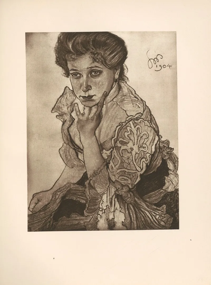 Portret P Leonowej Sternbachowej