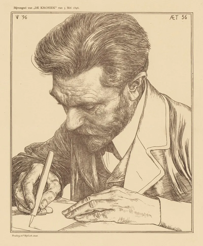 Portret Van August Bebel